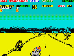Super Hang-On screenshot 3 for Sega Mega Drive